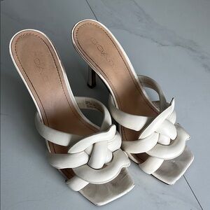 Coach White Women's Heeled Sandals